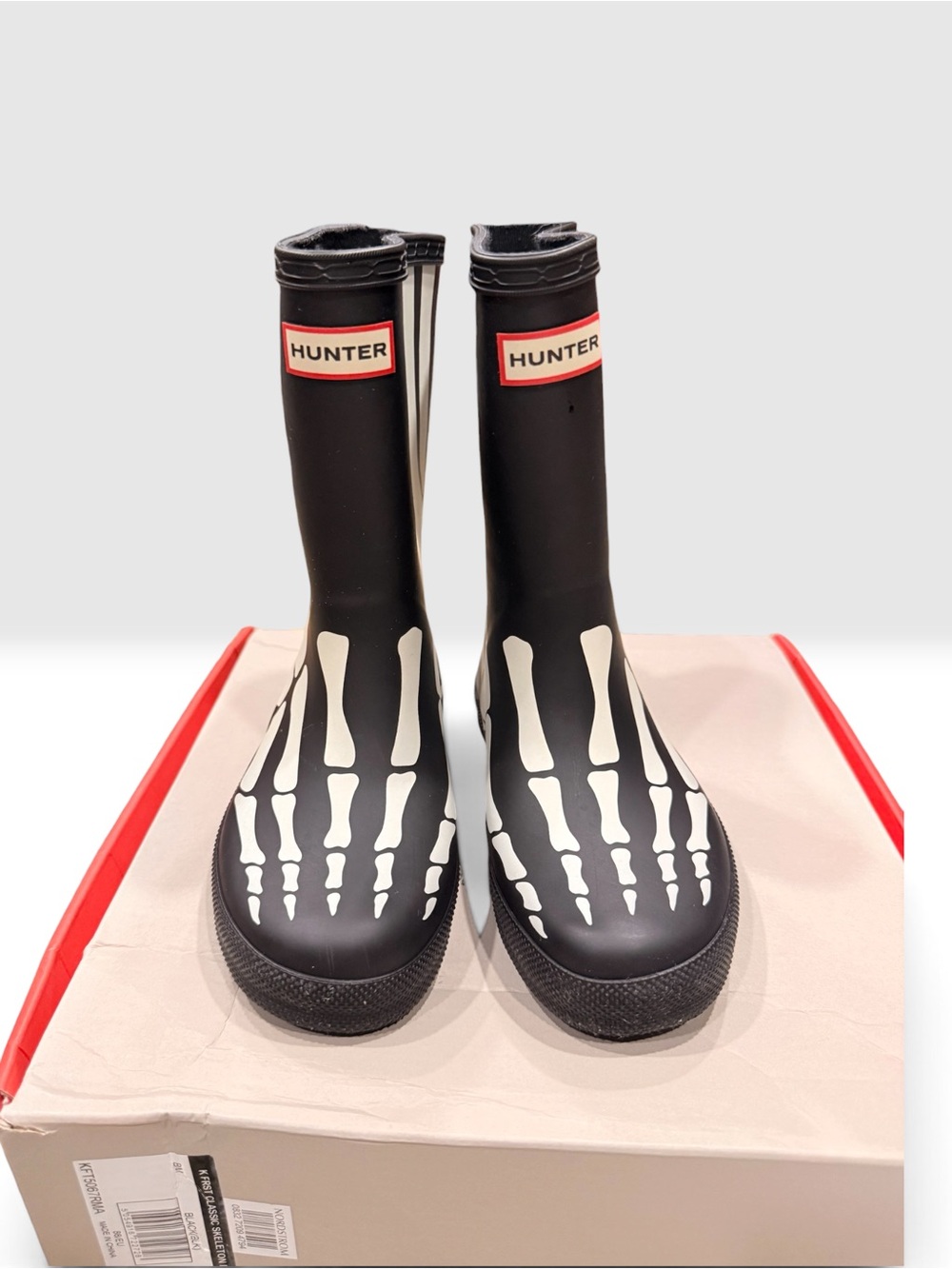 Hunter K FRST SKELETON PRINT w/boot socks